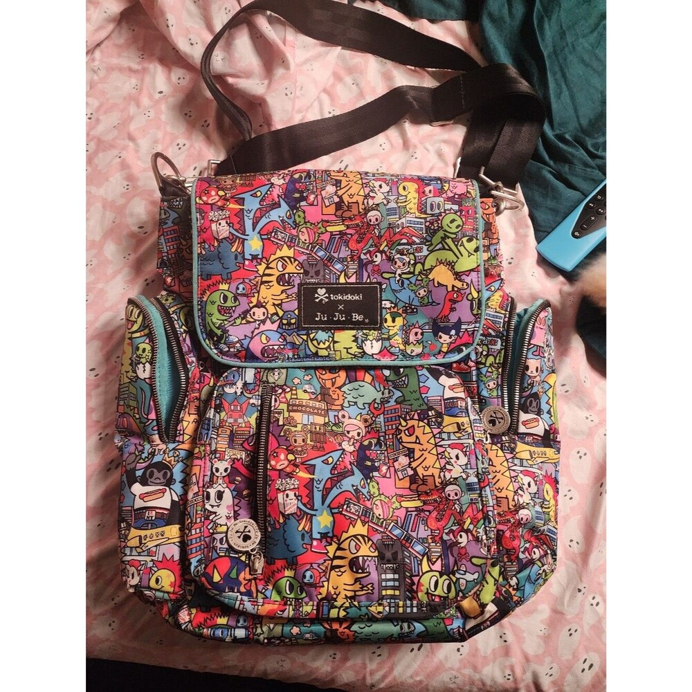 Ju-Ju-Be multicolor tokidoki printed messenger bag BE SPORTY KJC
